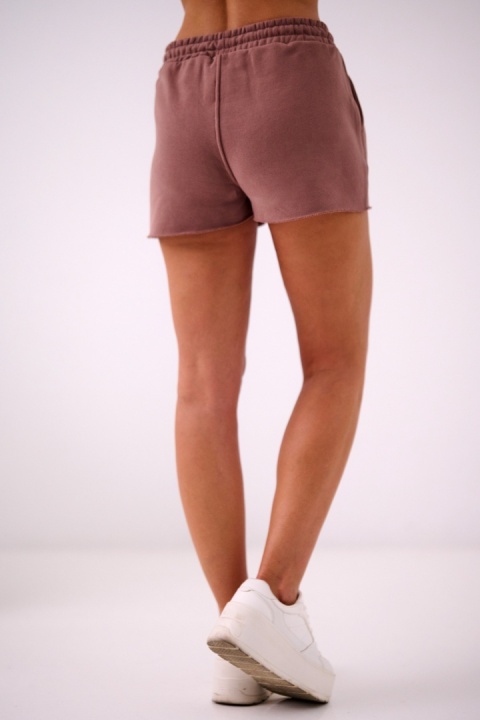 Spodenki dresowe Classics Natural Side brązowe NS2550