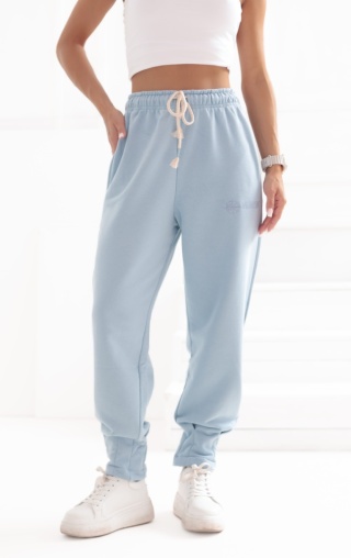 Spodnie dresowe Basic Natural Side jasny niebieski NS2541