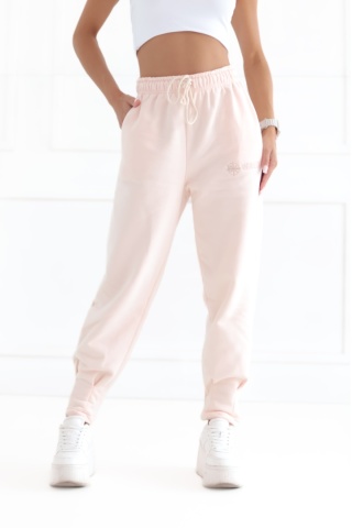 Spodnie dresowe Basic Natural Side jasny róż NS2541