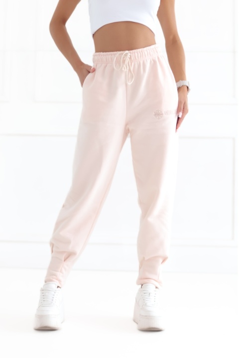 Spodnie dresowe Basic Natural Side jasny róż NS2541