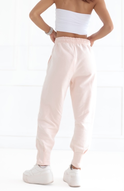 Spodnie dresowe Basic Natural Side jasny róż NS2541