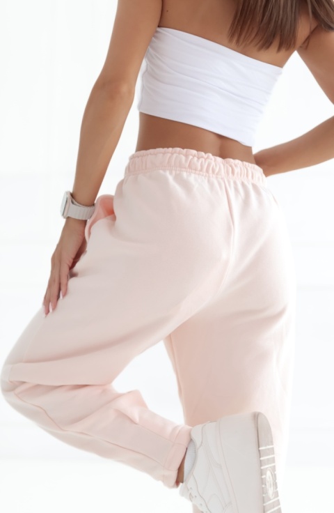 Spodnie dresowe Basic Natural Side jasny róż NS2541