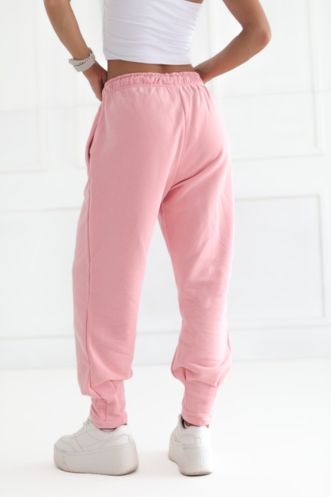 Spodnie dresowe Basic Natural Side różowe NS2541