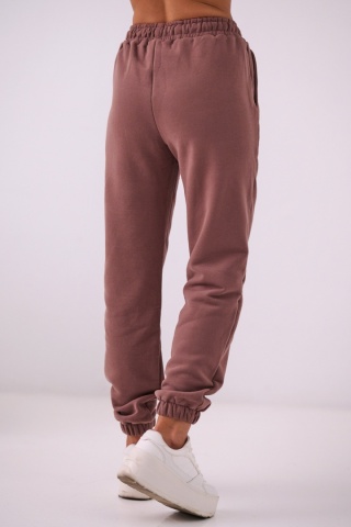 Spodnie dresowe Classics Natural Side brązowe NS2569