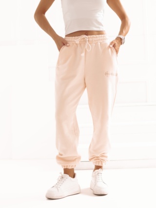 Spodnie dresowe Classics Natural Side pudrowy róż NS2531
