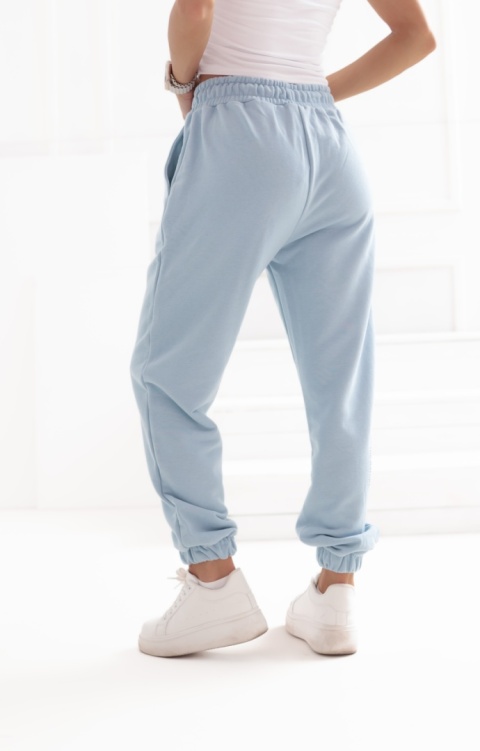 Spodnie dresowe Classics Natural Side jasny niebieski NS2531