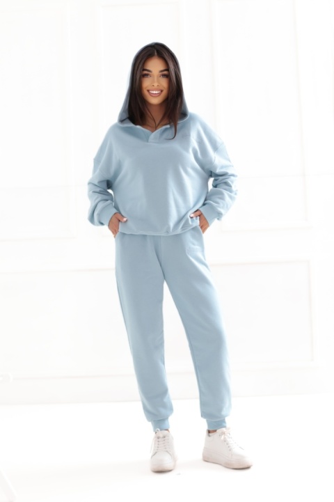 Spodnie dresowe Jogger Natural Side jasne niebieskie NS2530