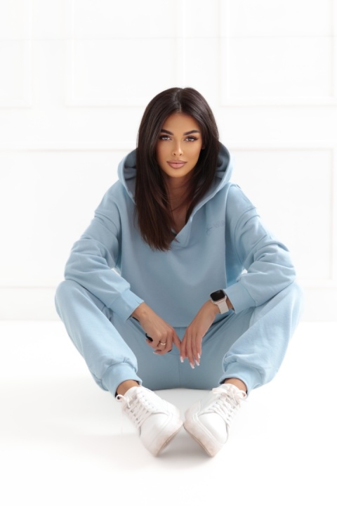 Spodnie dresowe Jogger Natural Side jasne niebieskie NS2530