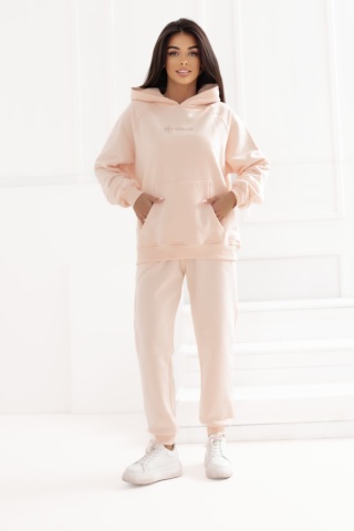 Spodnie dresowe Jogger Natural Side pudrowy róż NS2530