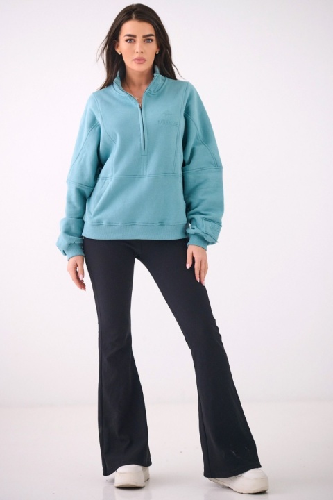 Bluza Bez Kaptura Damska Morska Natural Side NS2579