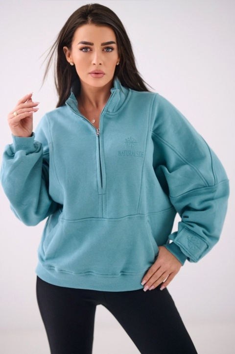 Bluza Bez Kaptura Damska Morska Natural Side NS2579