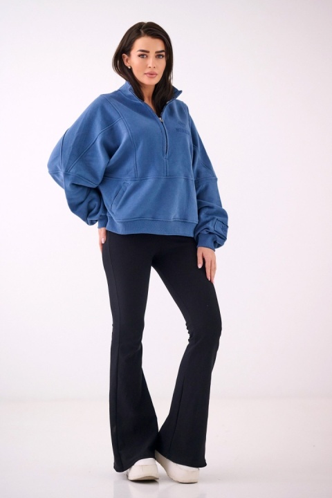 Bluza Bez Kaptura Damska Granatowa Natural Side NS2579