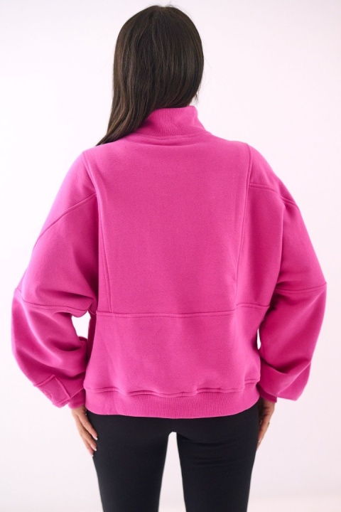Bluza Damska Bez Kaptura Różowa Natural Side NS2579