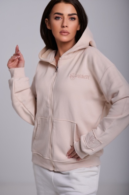 Bluza Rozpinana Damska Beżowe Natural Side NS2565
