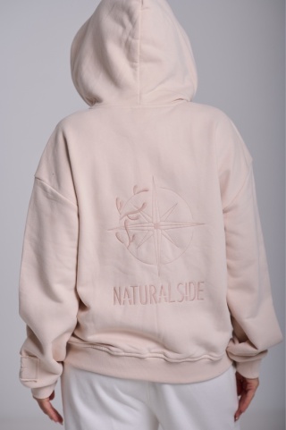 Bluza Rozpinana Damska Beżowe Natural Side NS2565