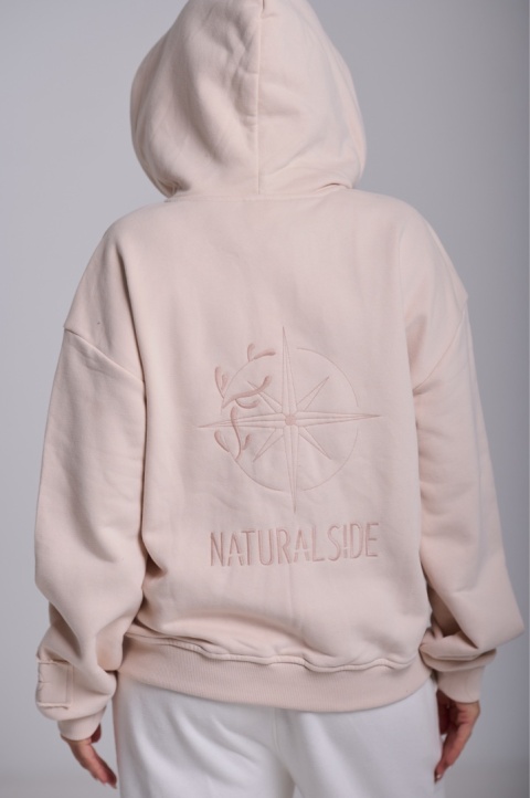 Bluza Rozpinana Damska Beżowe Natural Side NS2565