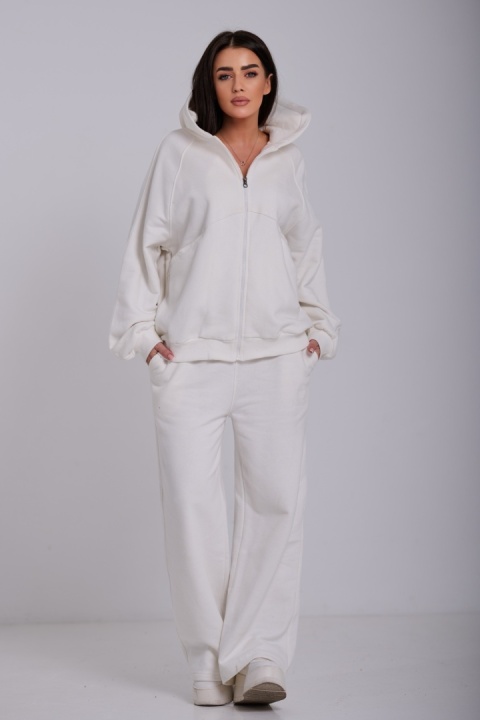 Bluza Rozpinana Damska Biała Natural Side NS2566