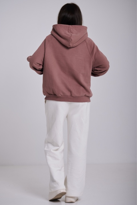 Bluza Rozpinana Damska Brązowa Natural Side NS2566