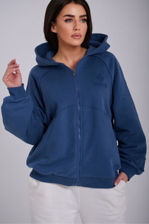 Bluza Rozpinana Damska Granatowa Natural Side NS2566