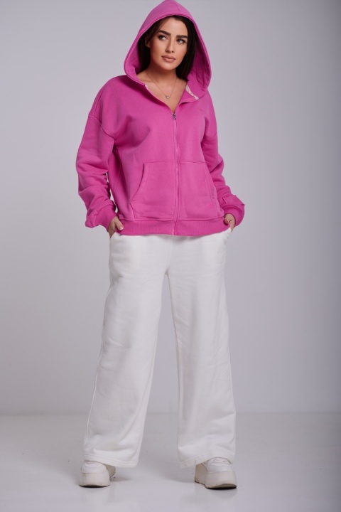 Bluza Rozpinana Damska Różowa Natural Side NS2565