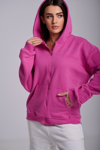 Bluza Rozpinana Damska Różowa Natural Side NS2565
