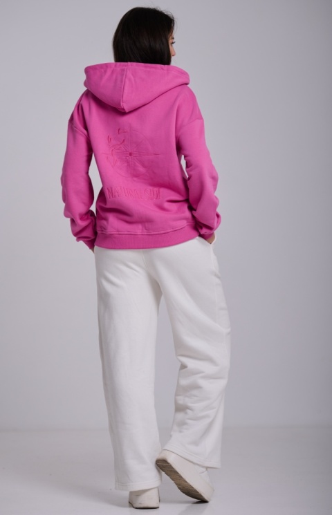 Bluza Rozpinana Damska Różowa Natural Side NS2565