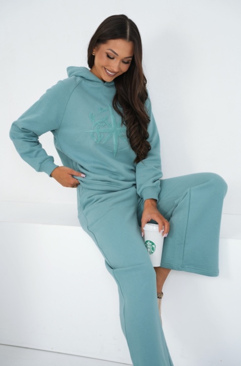 Bluza Z Kapturem Damska Morska Natural Side NS2584