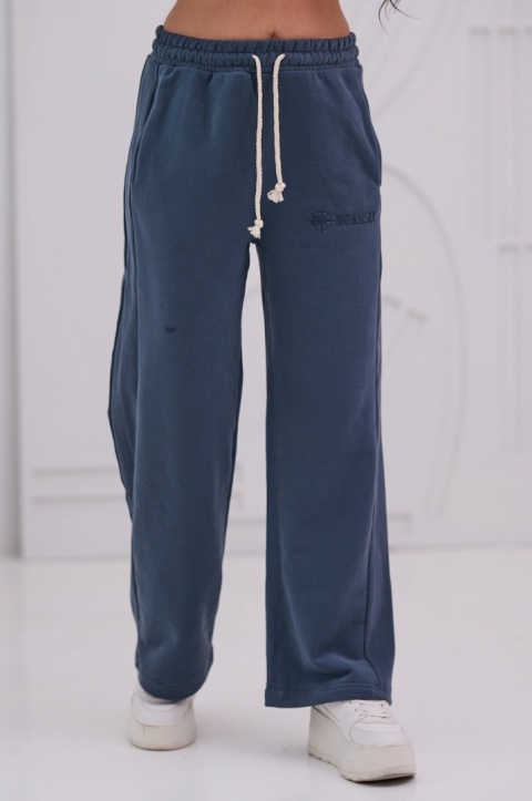 Spodnie Dresowe Damskie Grafitowe Natural Side NS26126