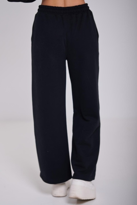 Spodnie Dresowe Damskie Czarne Natural Side NS2552