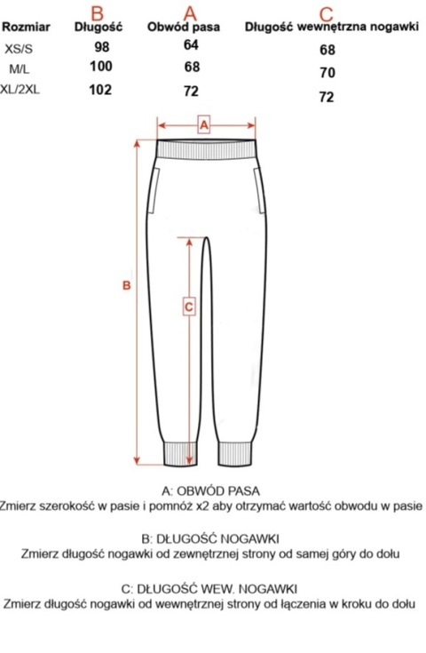 Spodnie Dresowe Damskie Granatowe Natural Side NS2552
