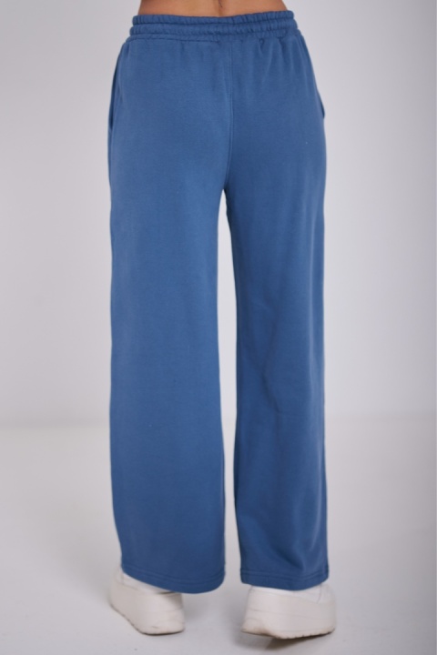 Spodnie Dresowe Damskie Granatowe Natural Side NS2552